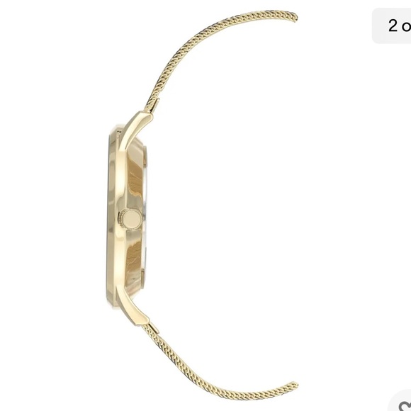 Women’s Juicy Couture Leopard Print Mesh Strap Black Dial Watch - Picture 3 of 5